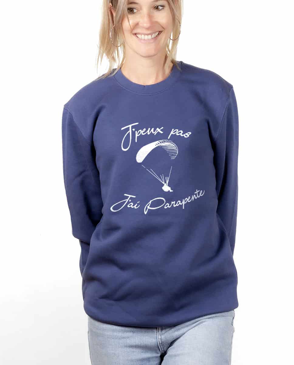 PULL FEMME : J'PEUX PAS J'AI PARAPENTE – Image 10