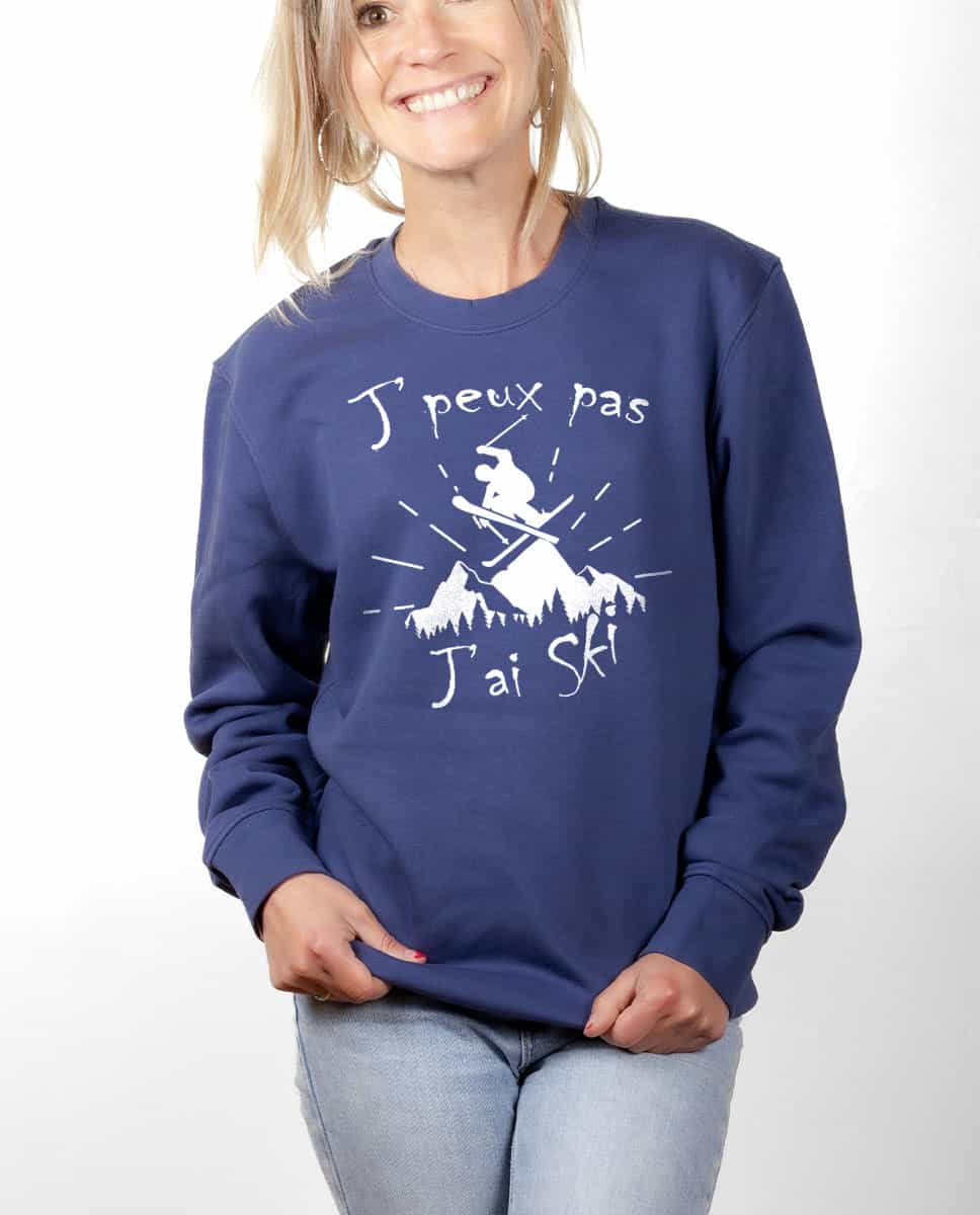 PULL FEMME : J'PEUX PAS J'AI SKI – Image 7