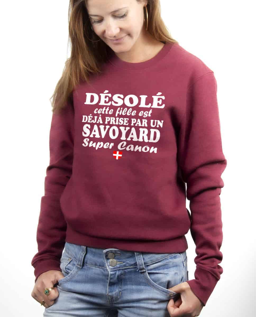 PULL FEMME : FILLE DÉJÀ PRISE PAR UN SAVOYARD – Image 14