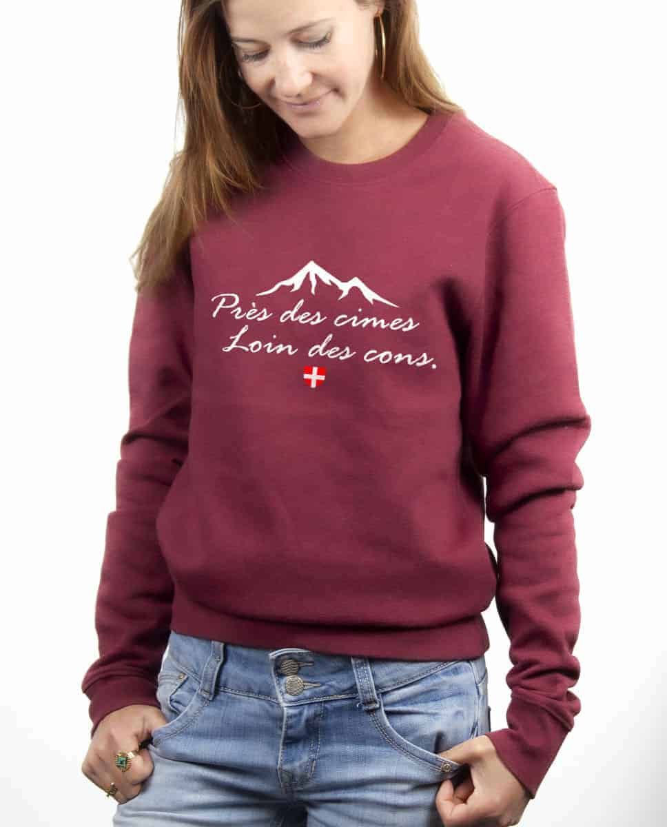 PULL FEMME : PRES DES CIMES LOIN DES CONS – Image 14