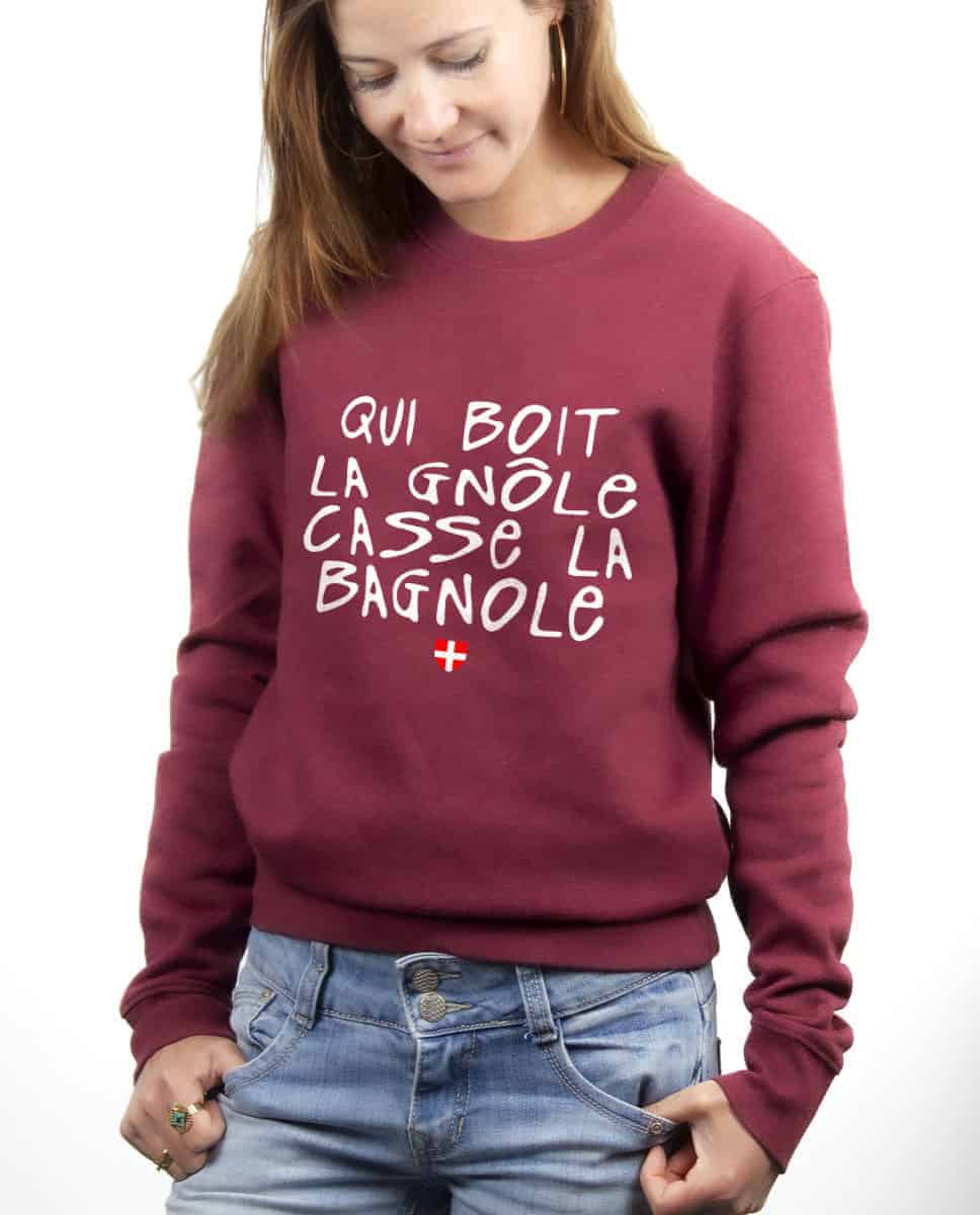 PULL FEMME : QUI BOIT LA GNÔLE CASSE LA BAGNOLE – Image 11