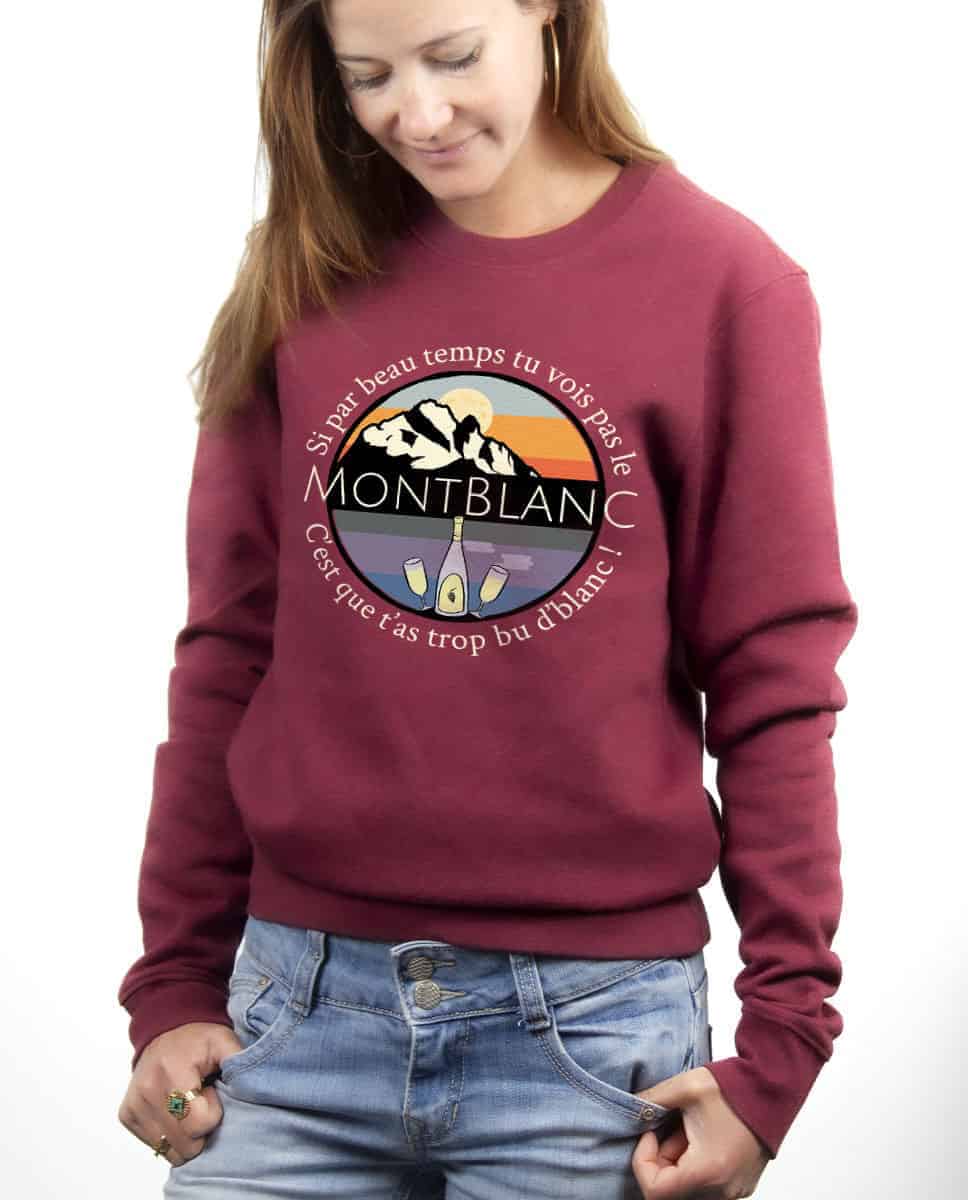 PULL FEMME : SI TU VOIS PAS LE MONT BLANC – Image 23