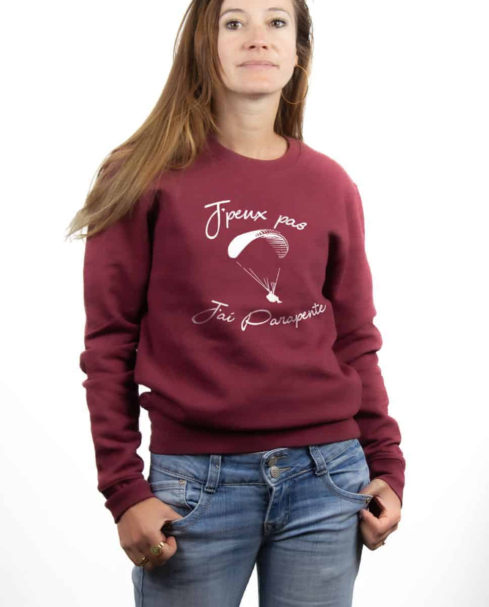 PULL FEMME : J'PEUX PAS J'AI PARAPENTE – Image 11