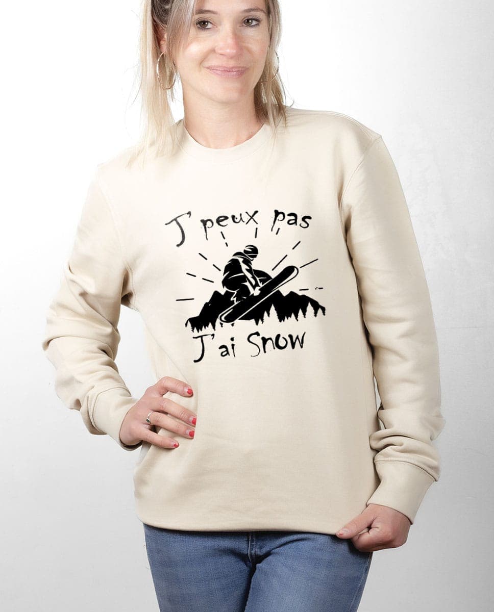 PULL FEMME : J'PEUX PAS J'AI SNOW – Image 4