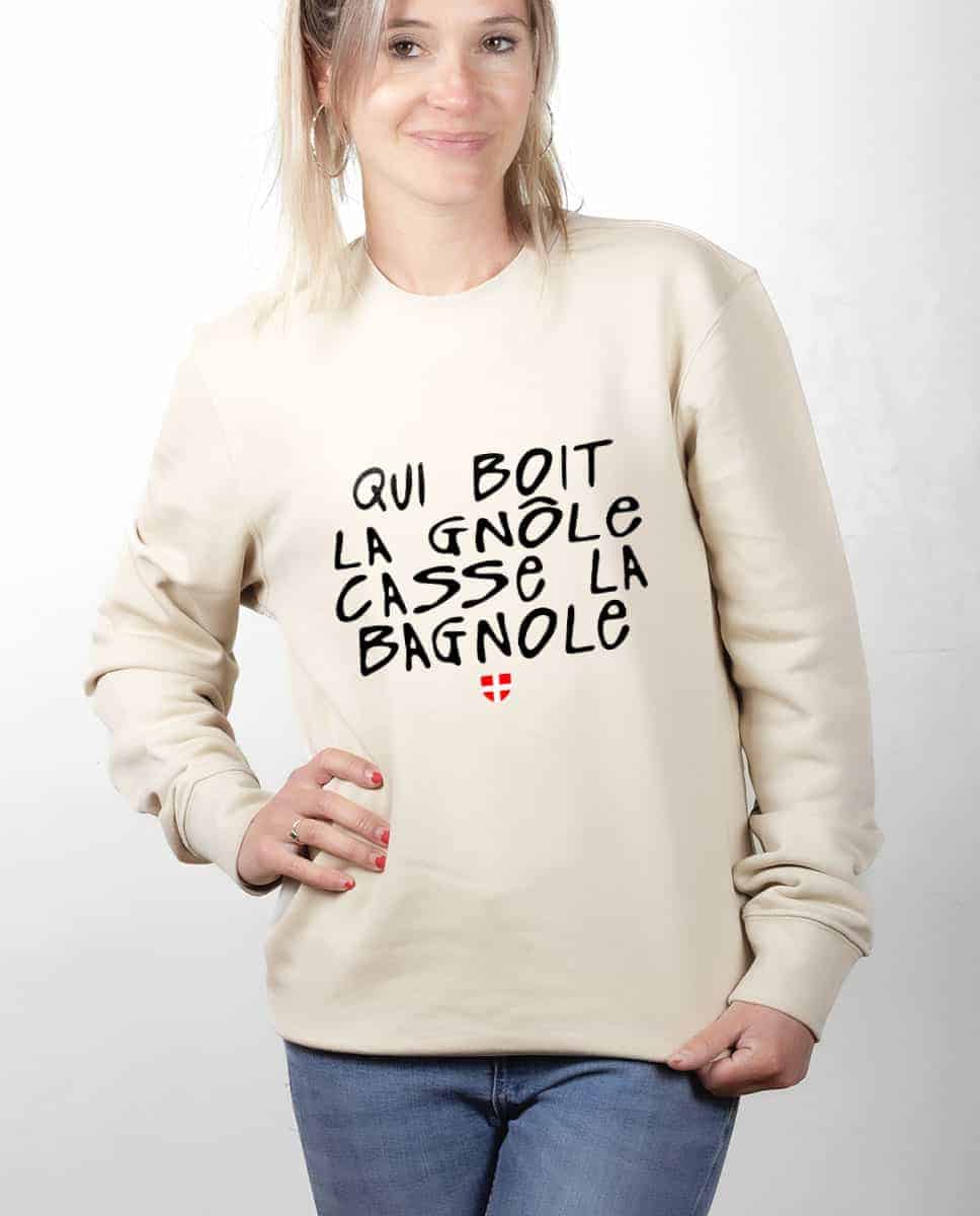 PULL FEMME : QUI BOIT LA GNÔLE CASSE LA BAGNOLE – Image 4