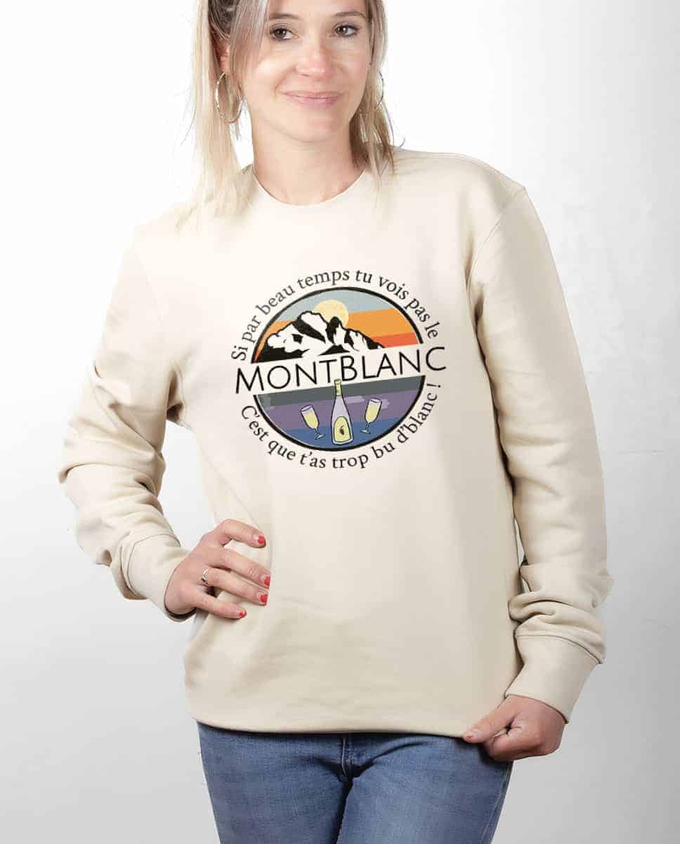 PULL FEMME : SI TU VOIS PAS LE MONT BLANC – Image 4