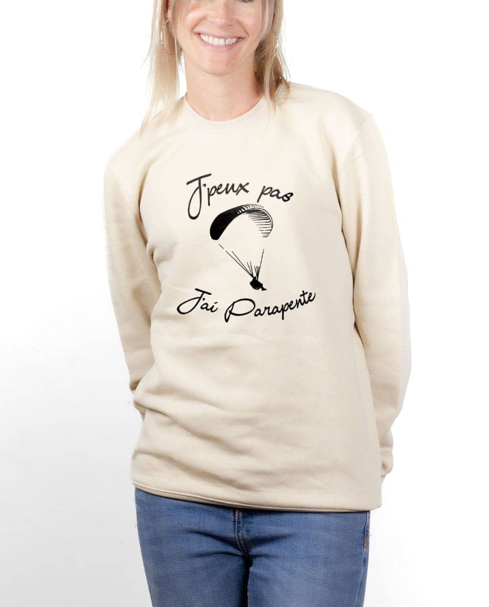 PULL FEMME : J'PEUX PAS J'AI PARAPENTE – Image 4