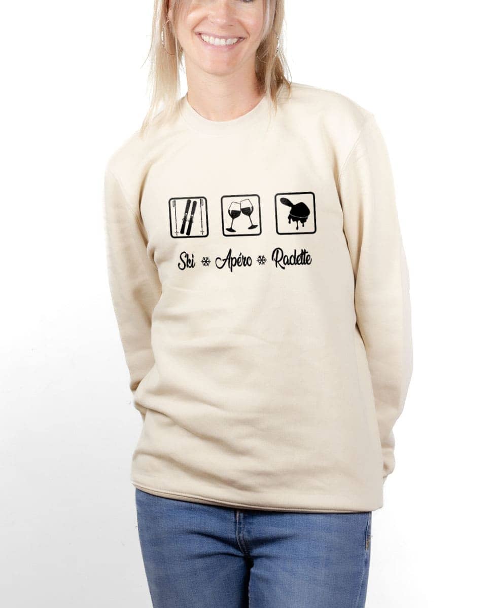 PULL FEMME : SKI APERO RACLETTE – Image 3