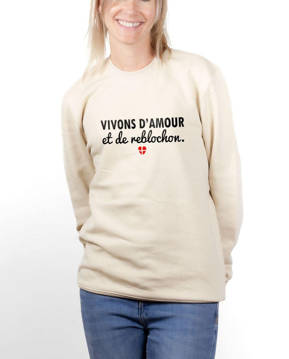 PULL FEMME : VIVONS D'AMOUR ET DE REBLOCHON – Image 3