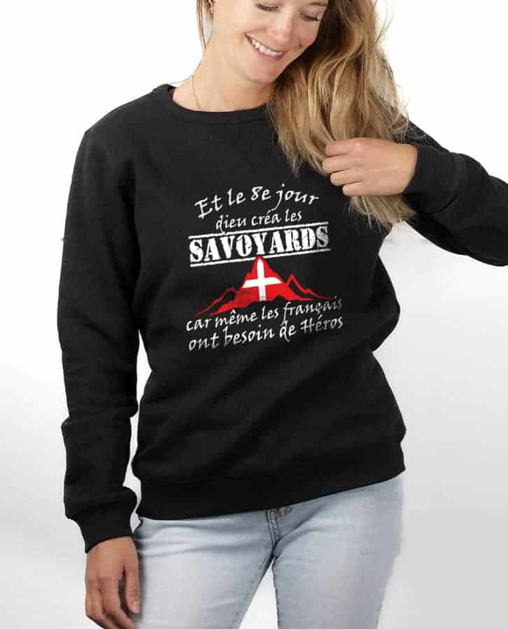 PULL FEMME : DIEU CREA LES SAVOYARDS – Image 9