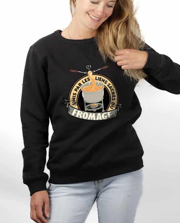 PULL FEMME : UNIS PAR LES LIENS SACRÉS DU FROMAGE – Image 21