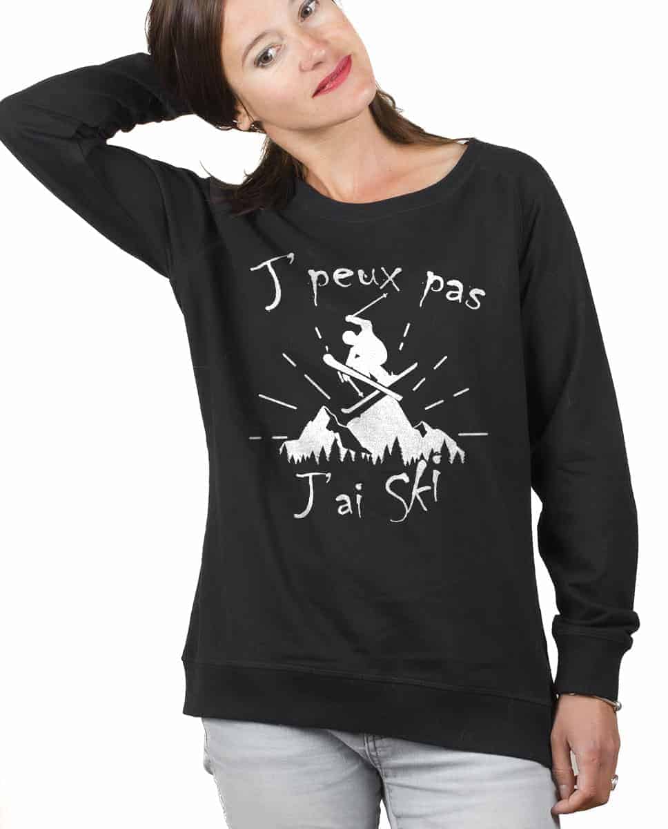 PULL FEMME : J'PEUX PAS J'AI SKI – Image 6