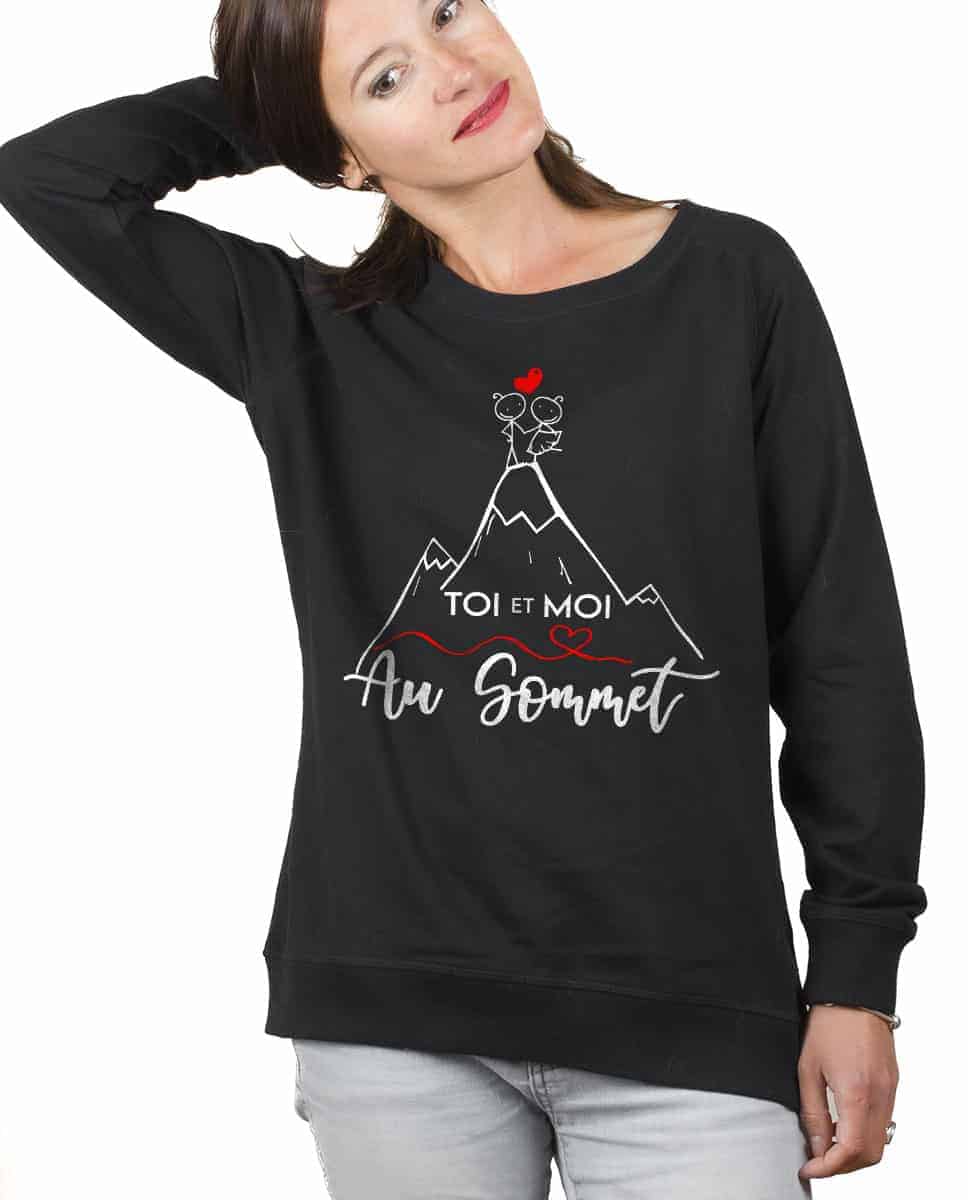 PULL FEMME : TOI ET MOI AU SOMMET – Image 9