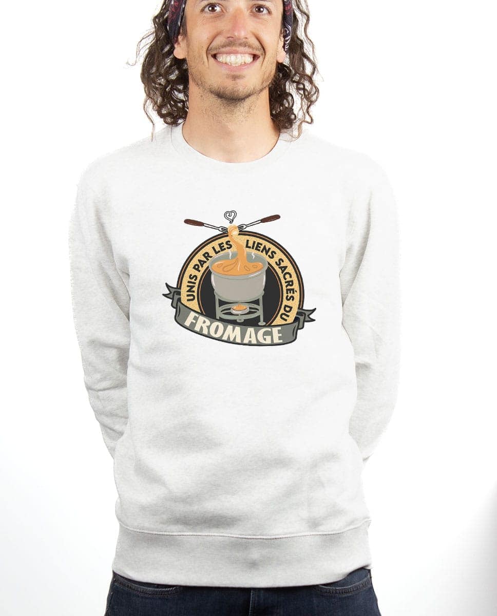 PULL HOMME : UNIS PAR LES LIENS SACRÉS DU FROMAGE – Image 5