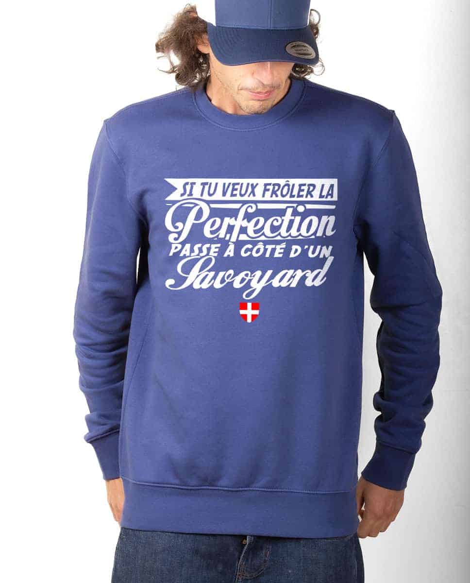PULL HOMME : FRÔLE LA PERFECTION PASSE À CÔTÉ D'UN SAVOYARD – Image 6