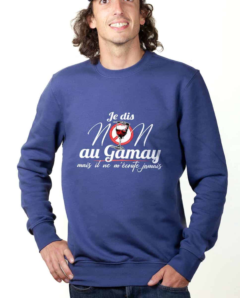 PULL HOMME : JE DIS NON AU GAMAY – Image 6
