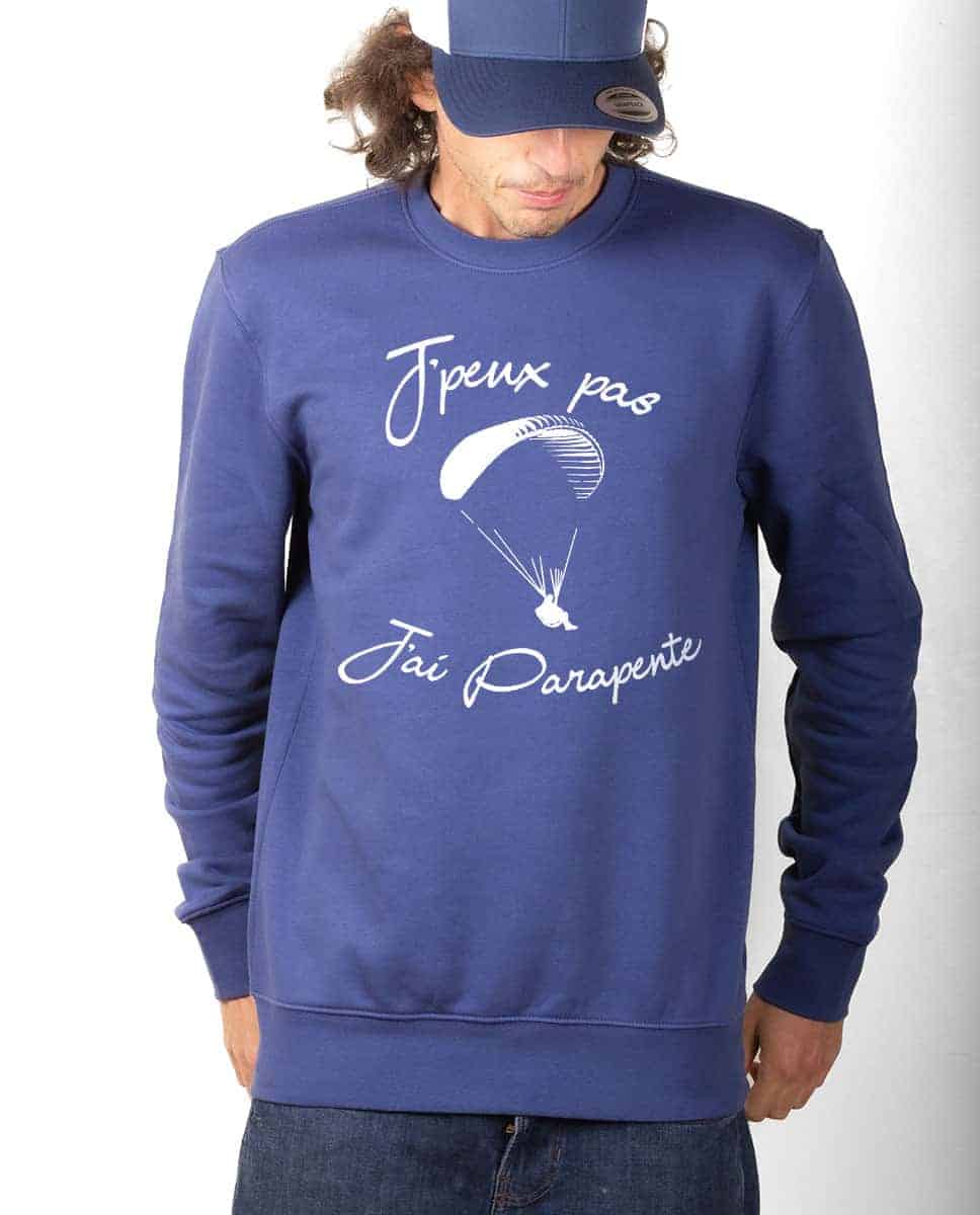 PULL HOMME : J'PEUX PAS J'AI PARAPENTE – Image 6