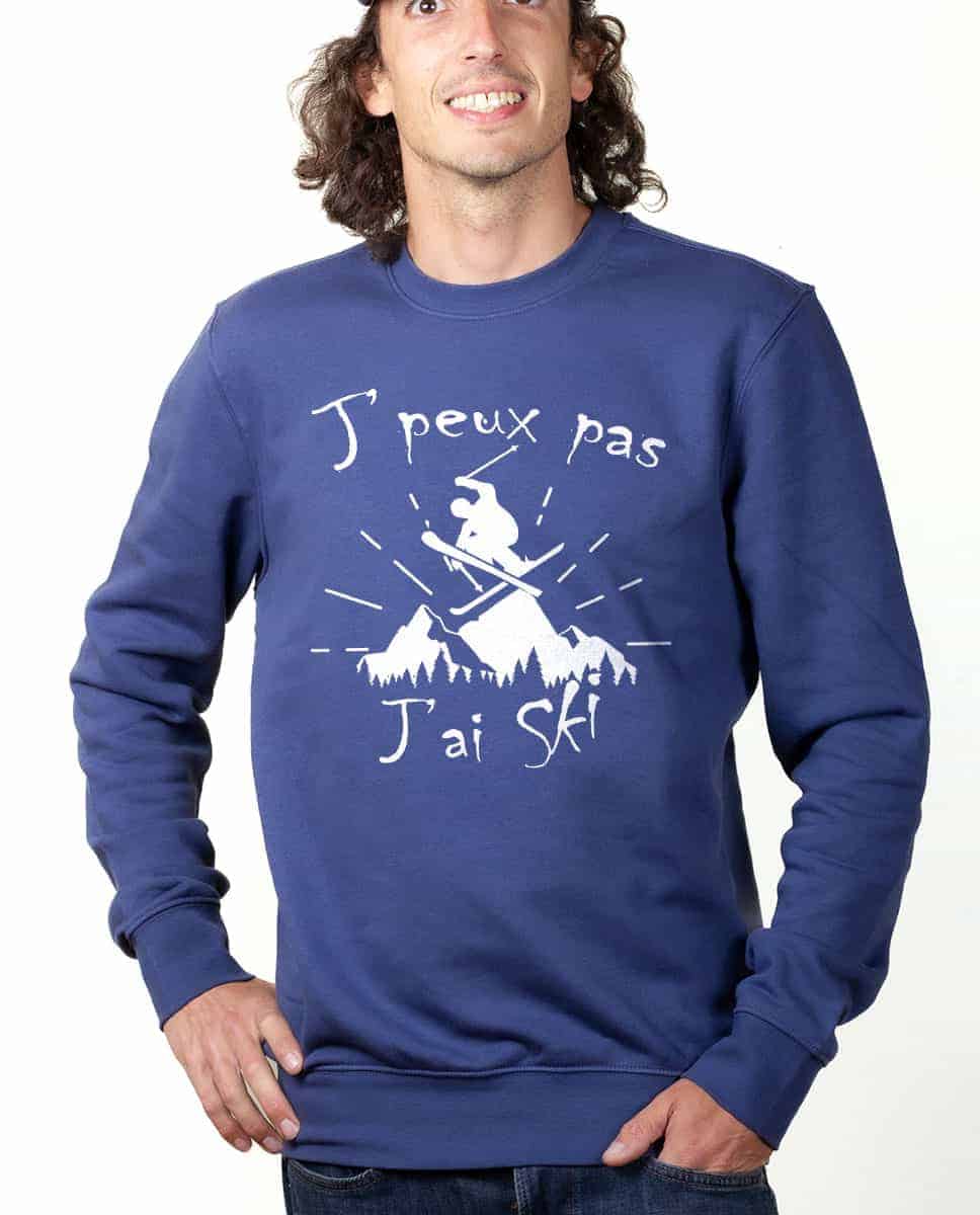 PULL HOMME : J'PEUX PAS J'AI SKI – Image 9