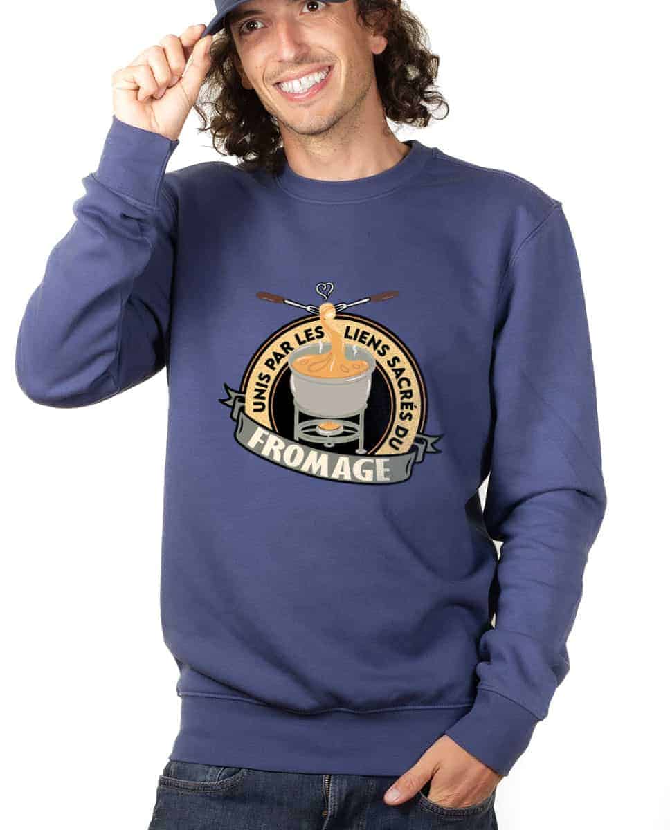 PULL HOMME : UNIS PAR LES LIENS SACRÉS DU FROMAGE – Image 6