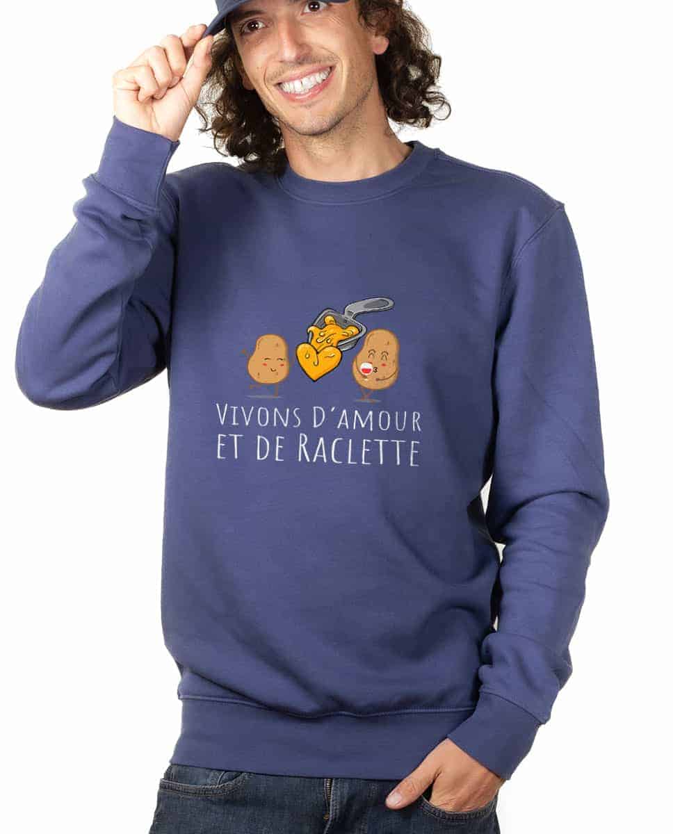PULL HOMME : VIVONS D'AMOUR ET DE RACLETTE – Image 8