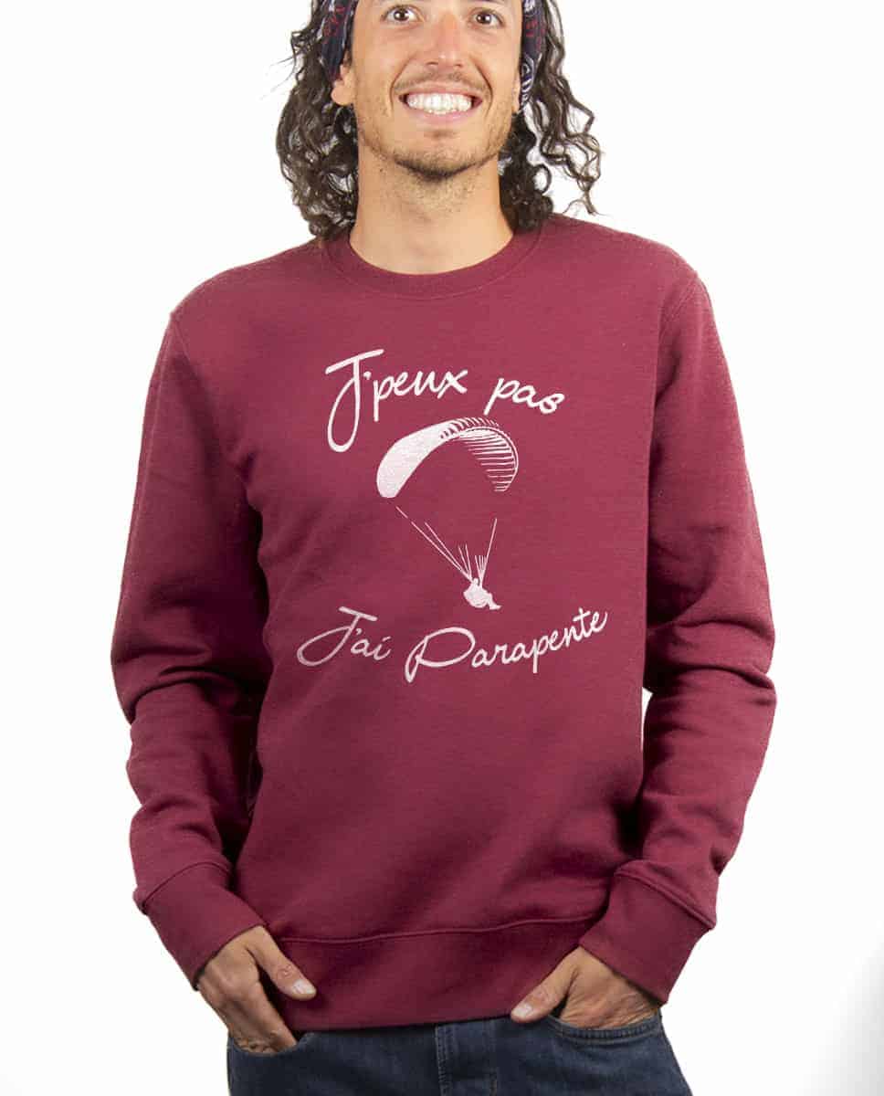 PULL HOMME : J'PEUX PAS J'AI PARAPENTE – Image 8