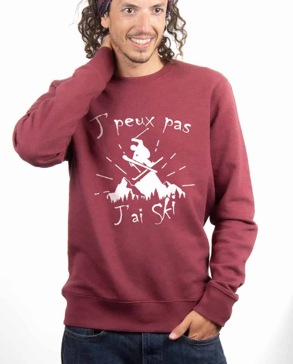 PULL HOMME : J'PEUX PAS J'AI SKI – Image 11
