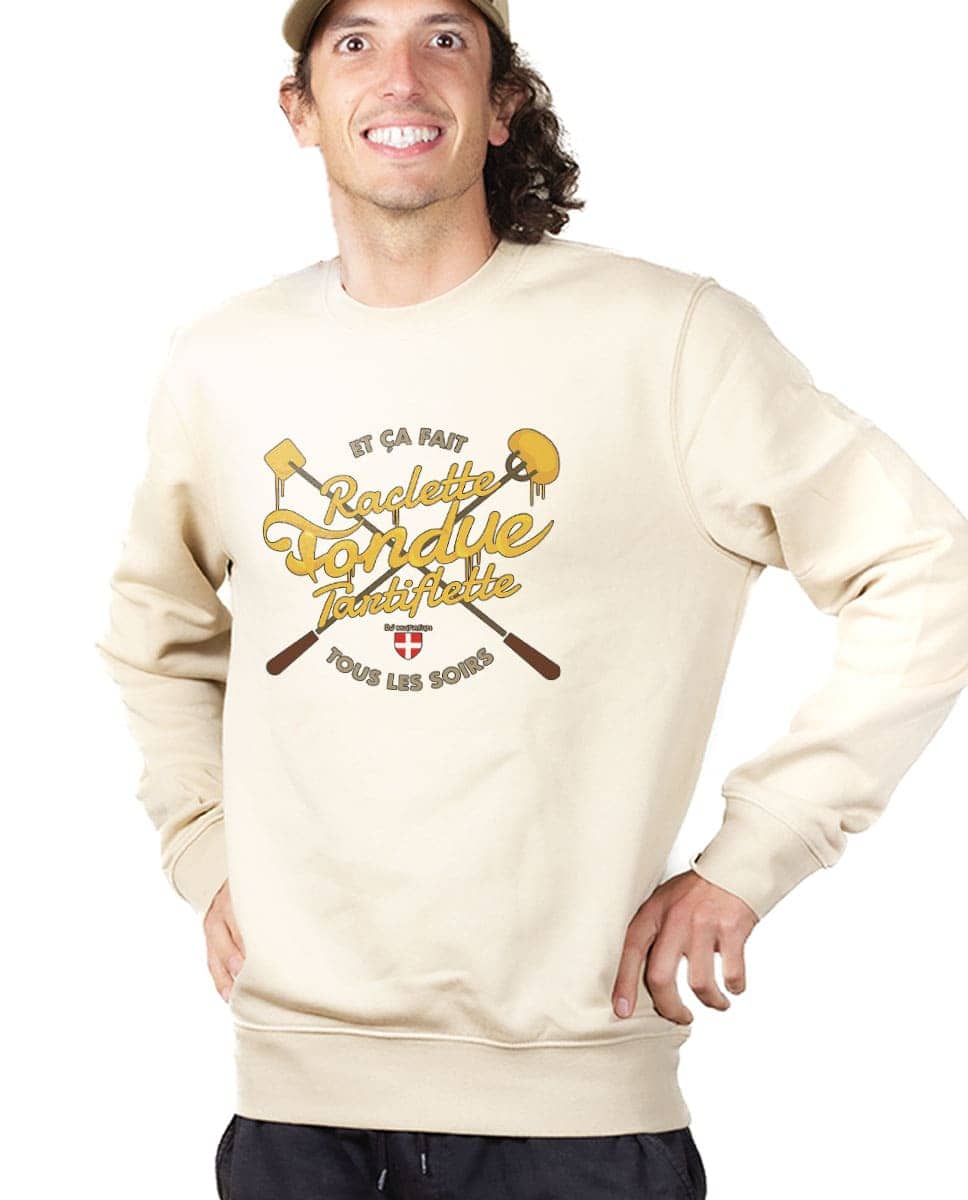 PULL HOMME : DJ MATAFAN RACLETTE FONDUE TARTIFLETTE – Image 6
