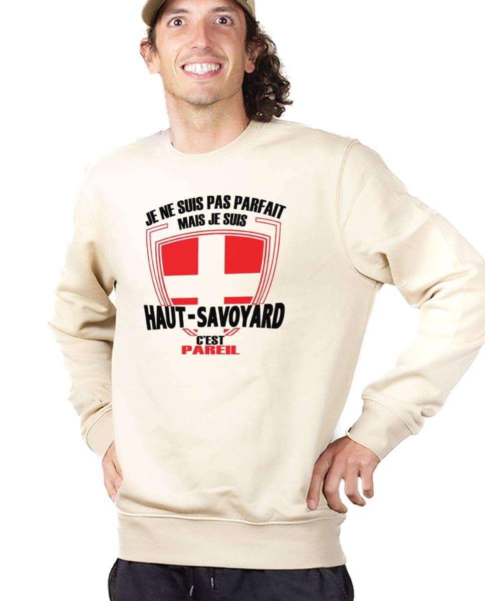 PULL HOMME : JE NE SUIS PAS PARFAIT MAIS JE SUIS HAUT SAVOYARD – Image 4