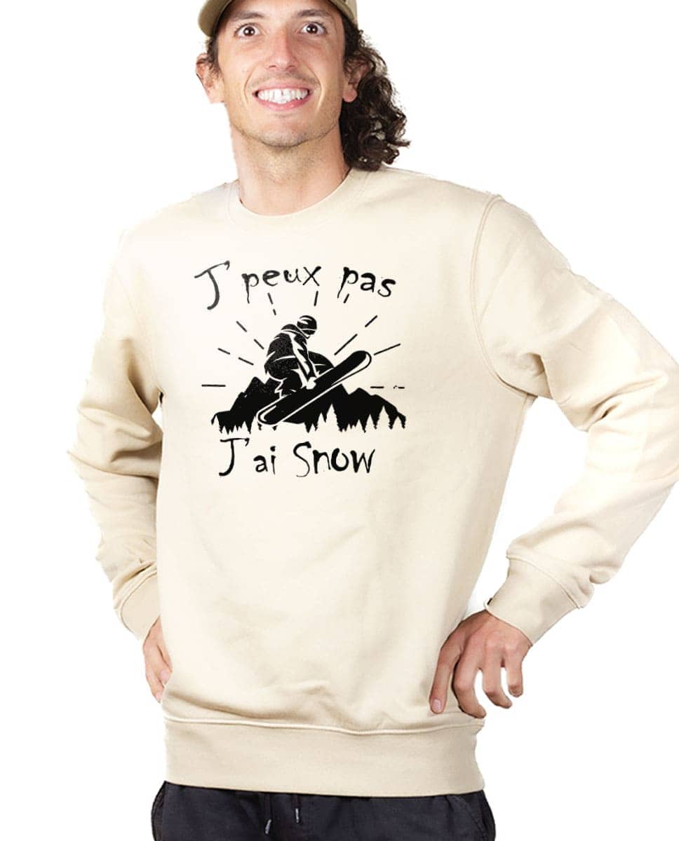 PULL HOMME : J'PEUX PAS J'AI SNOW – Image 4