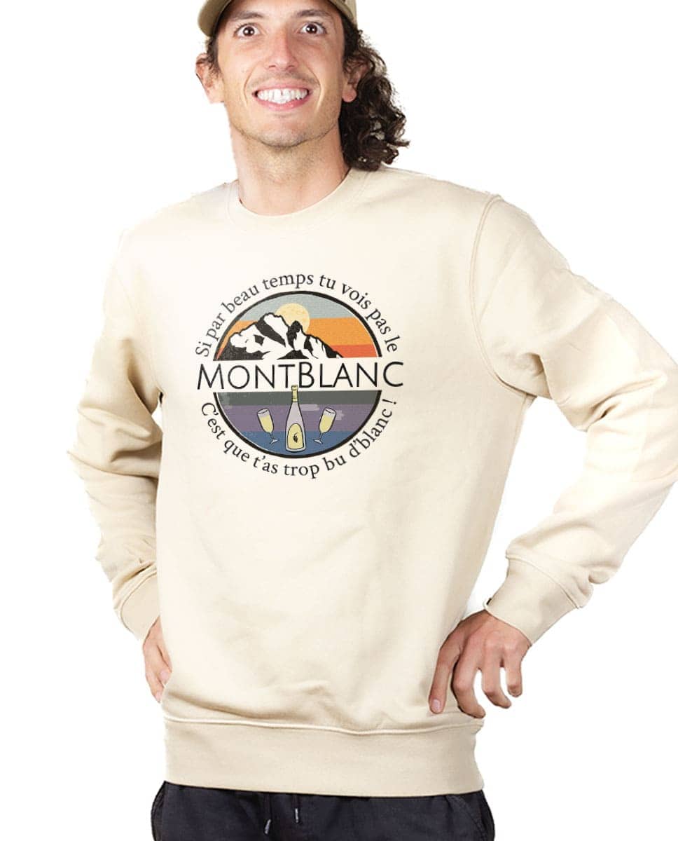 PULL HOMME : SI TU VOIS PAS LE MONT BLANC – Image 4