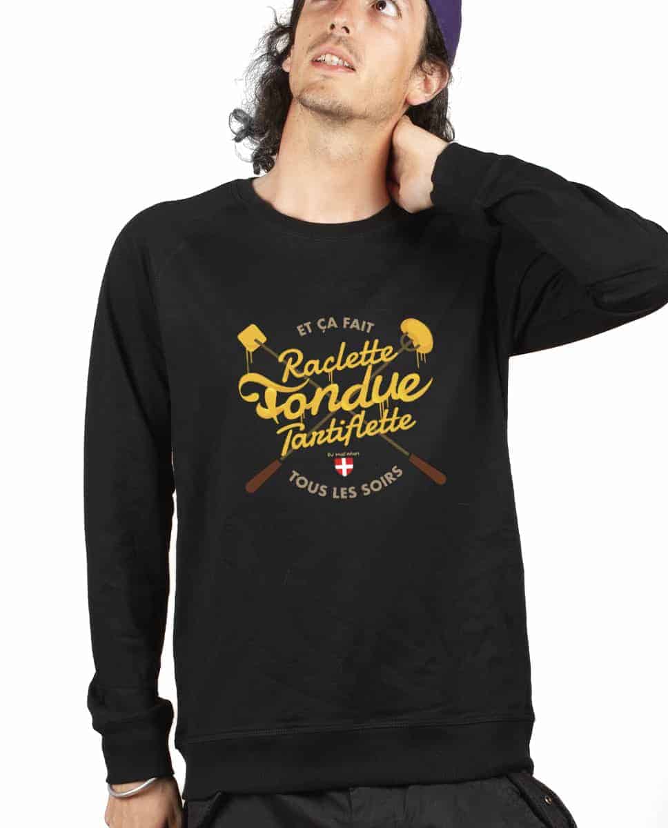 PULL HOMME : DJ MATAFAN RACLETTE FONDUE TARTIFLETTE – Image 10