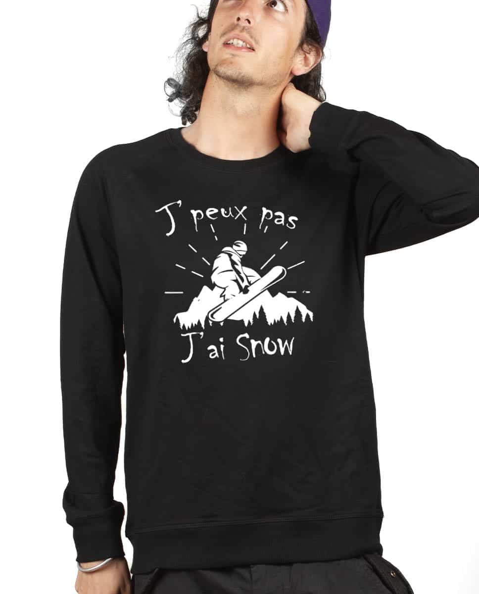 PULL HOMME : J'PEUX PAS J'AI SNOW – Image 10