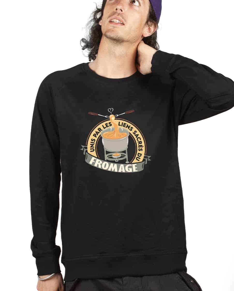 PULL HOMME : UNIS PAR LES LIENS SACRÉS DU FROMAGE – Image 7