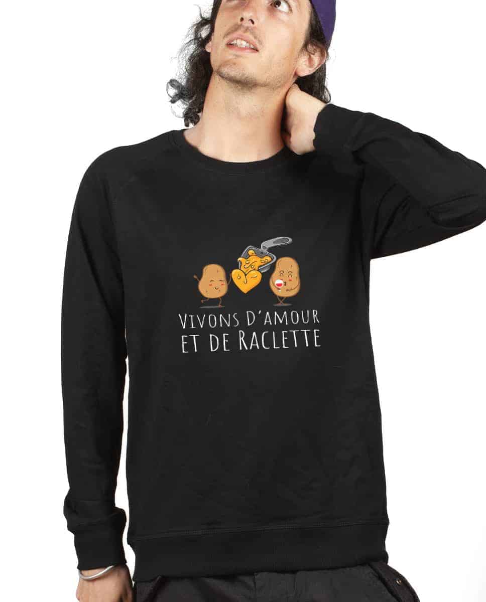 PULL HOMME : VIVONS D'AMOUR ET DE RACLETTE – Image 10