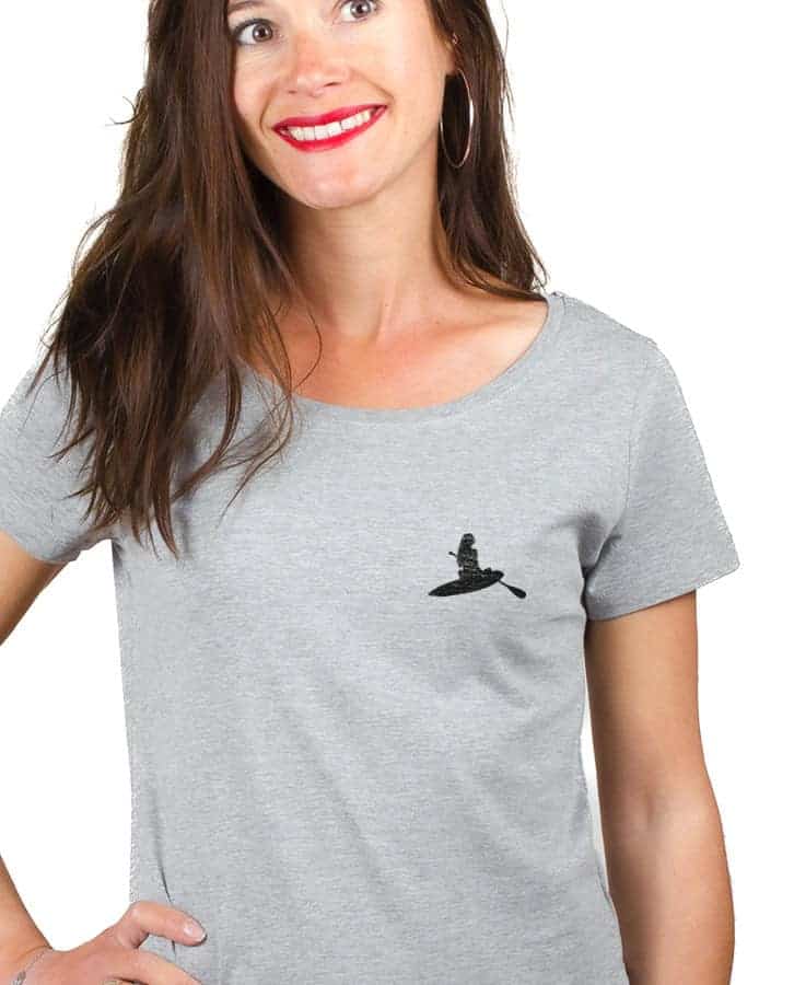 T-SHIRT FEMME : Paddle femme picto – Image 2