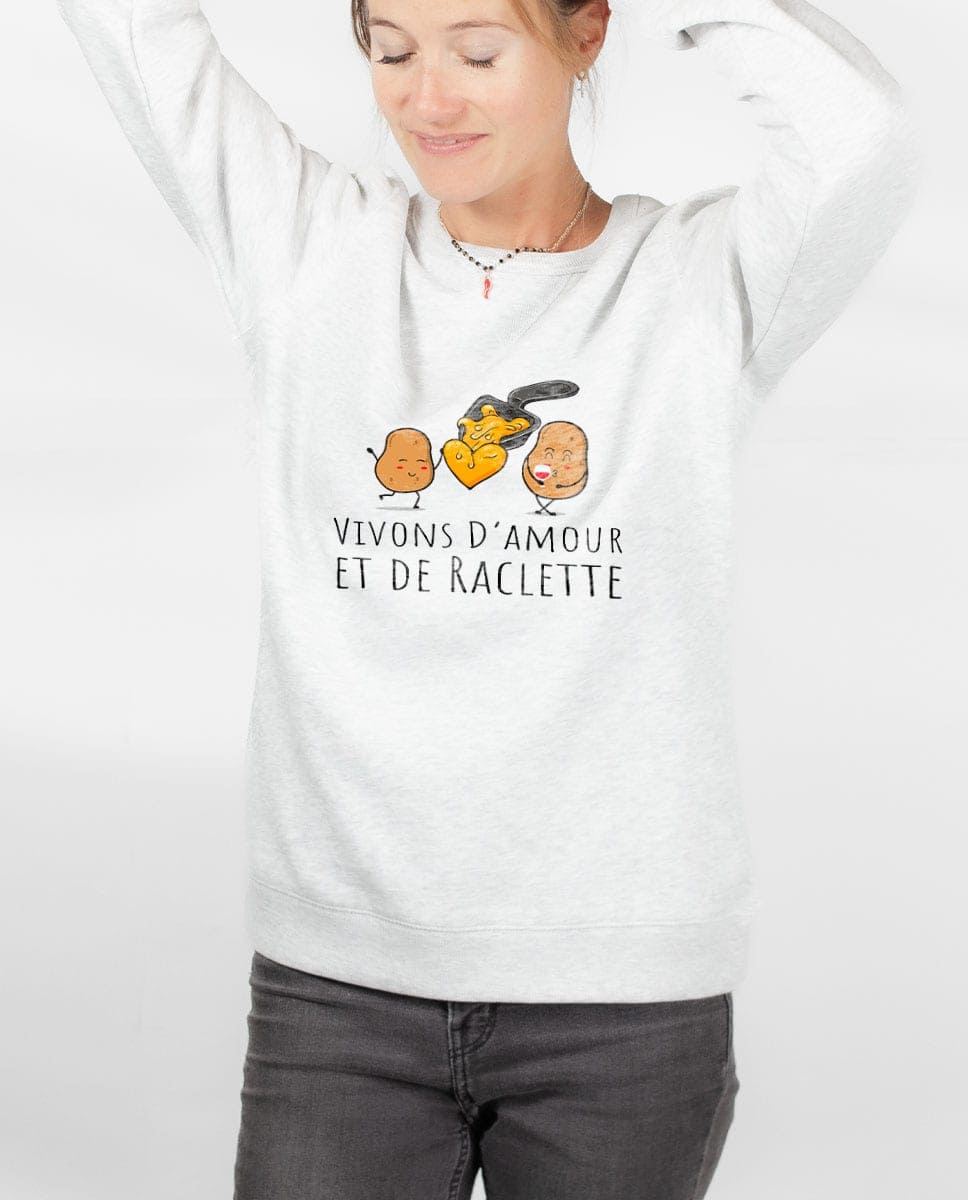 PULL FEMME : VIVONS D'AMOUR ET DE RACLETTE – Image 7