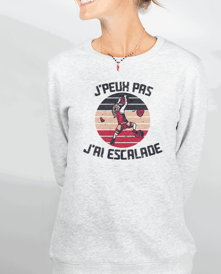PULL FEMME : J'PEUX PAS J'AI ESCALADE – Image 5