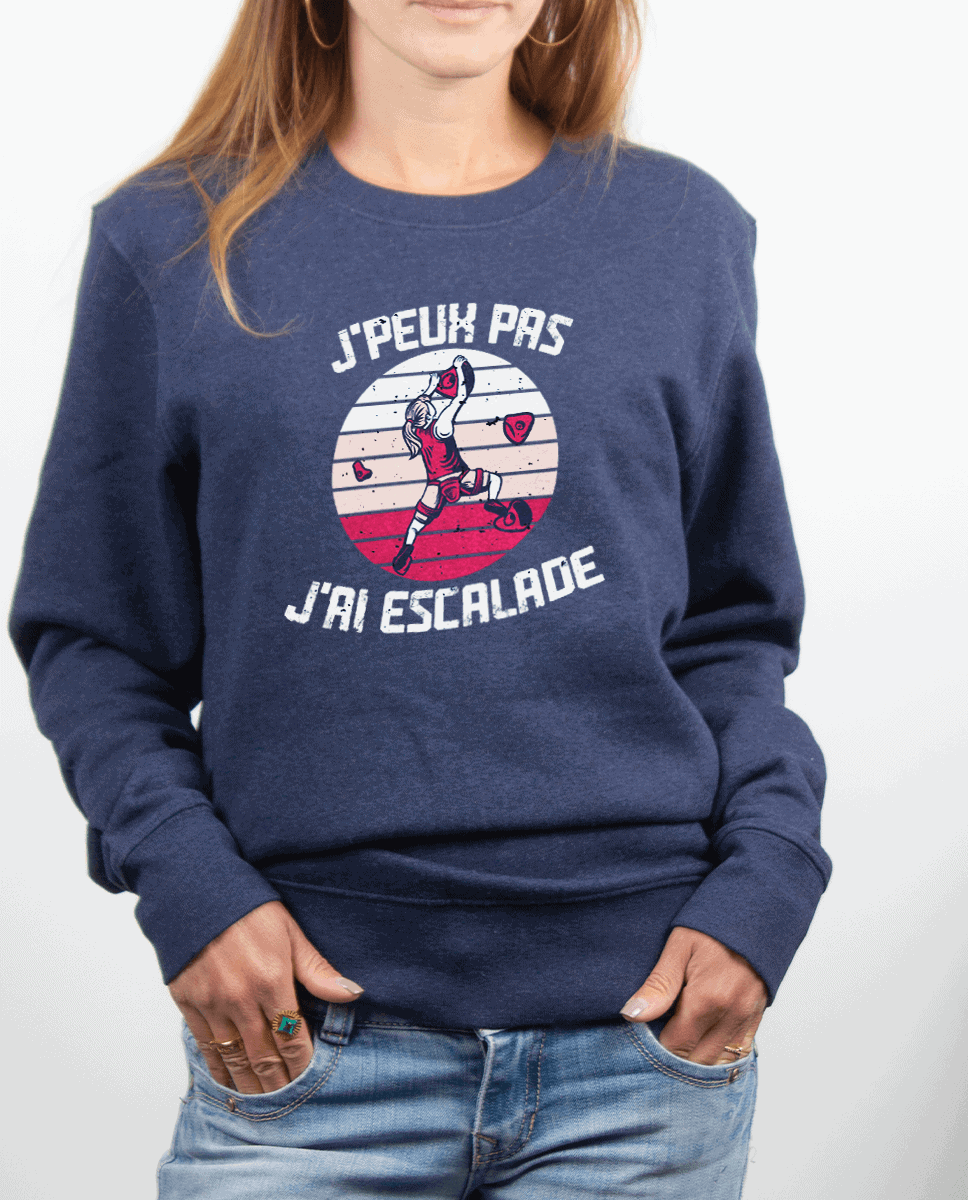 PULL FEMME : J'PEUX PAS J'AI ESCALADE – Image 3