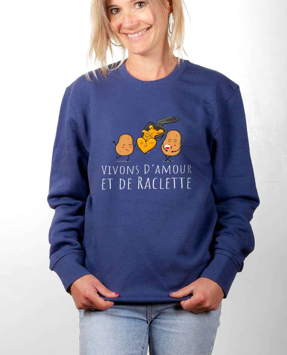 PULL FEMME : VIVONS D'AMOUR ET DE RACLETTE – Image 8