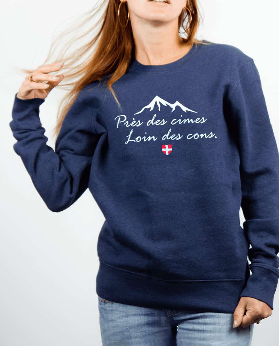 SWEAT HOMME : PRES DES CIMES LOIN DES CONS – Image 7