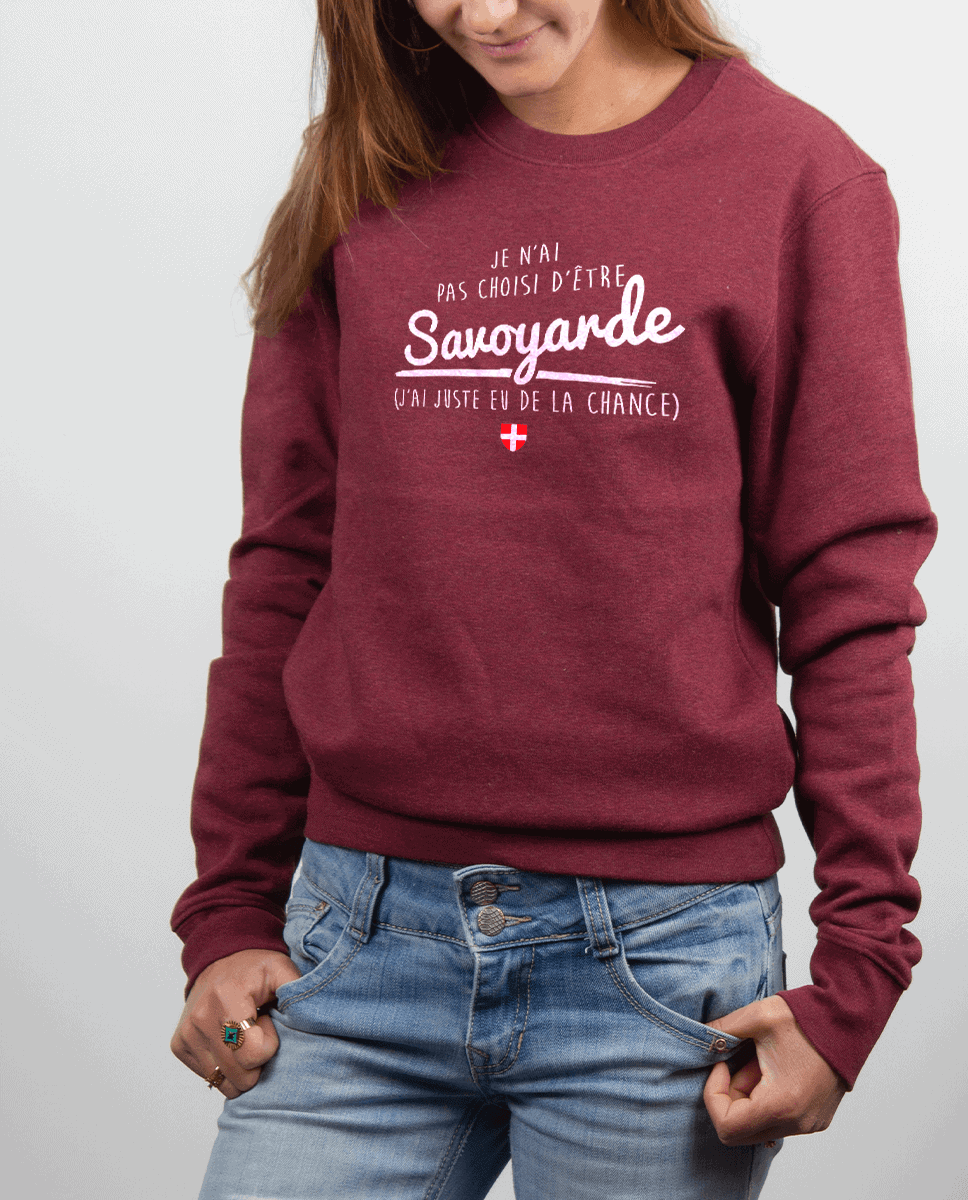 PULL FEMME : JE N'AI PAS CHOISI D'ÊTRE SAVOYARDE – Image 4
