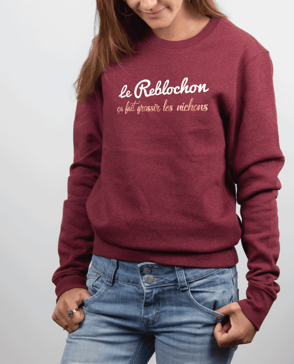 SWEAT FEMME : LE REBLOCHON ÇA FAIT GROSSIR LES NICHONS – Image 10