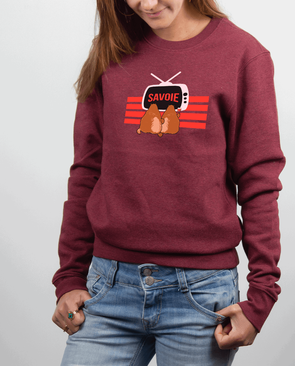PULL FEMME : MARMOTTES TV SAVOIE – Image 3