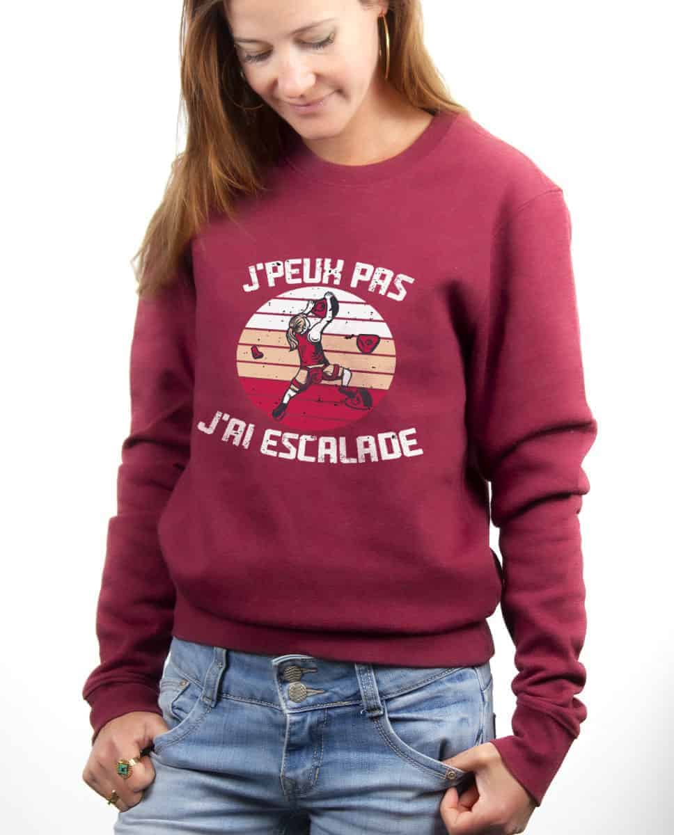 PULL FEMME : J'PEUX PAS J'AI ESCALADE – Image 9