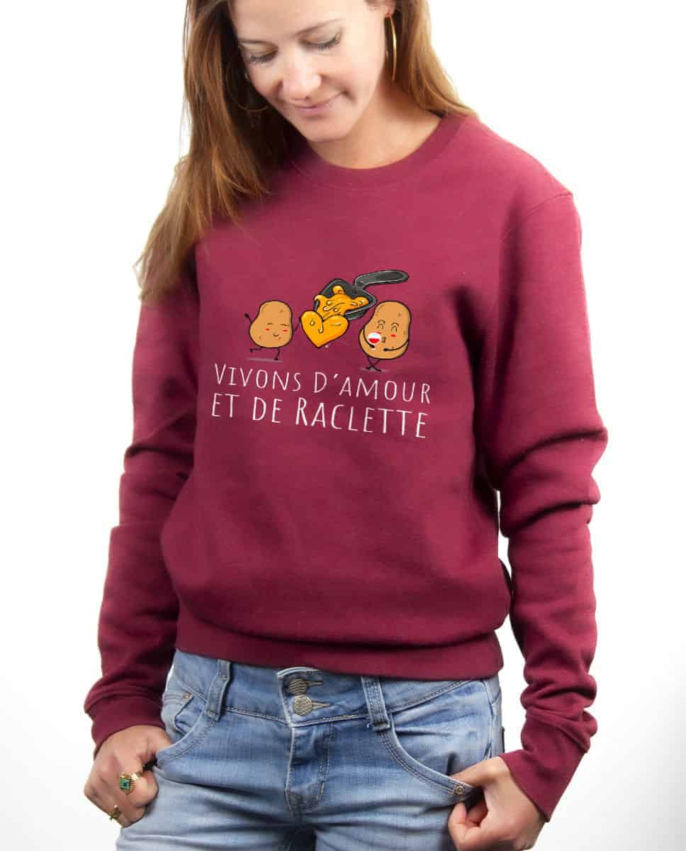 PULL FEMME : VIVONS D'AMOUR ET DE RACLETTE – Image 9