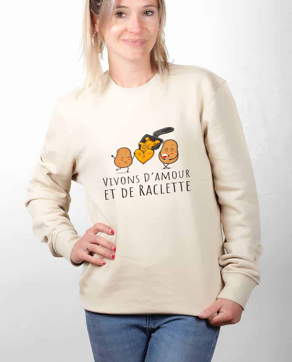 PULL FEMME : VIVONS D'AMOUR ET DE RACLETTE – Image 6