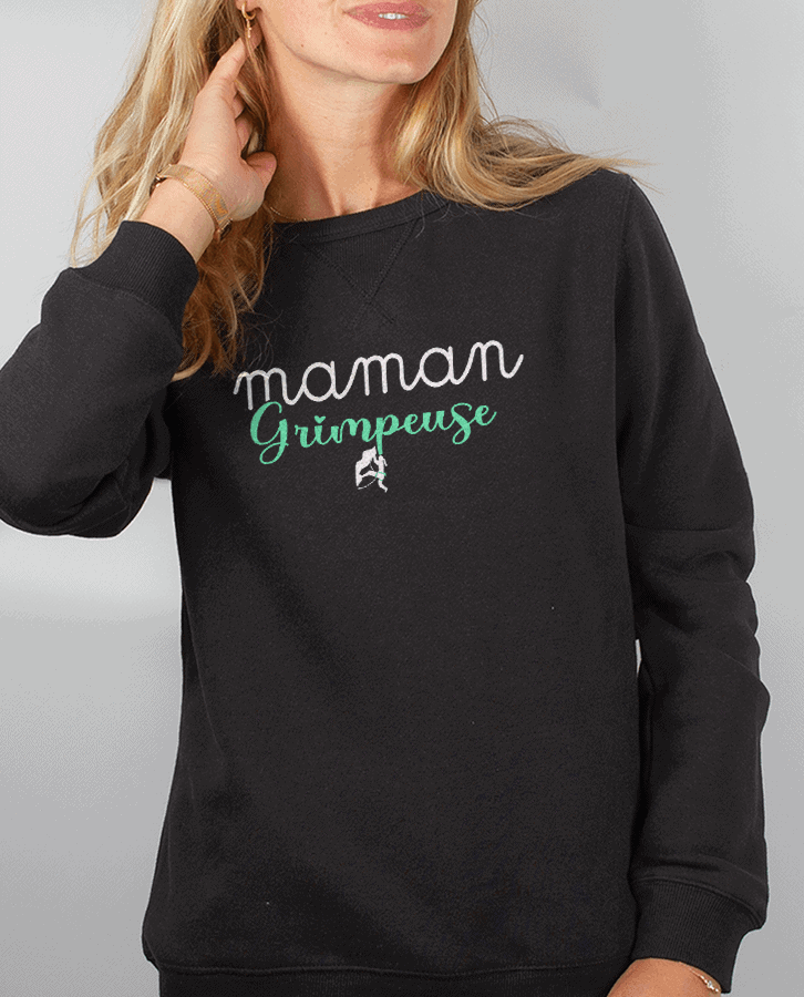 PULL FEMME : MAMAN GRIMPEUSE – Image 2