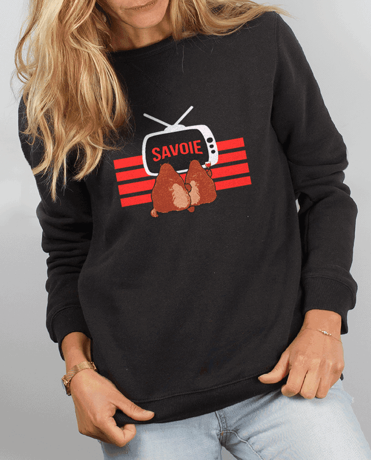 PULL FEMME : MARMOTTES TV SAVOIE – Image 2