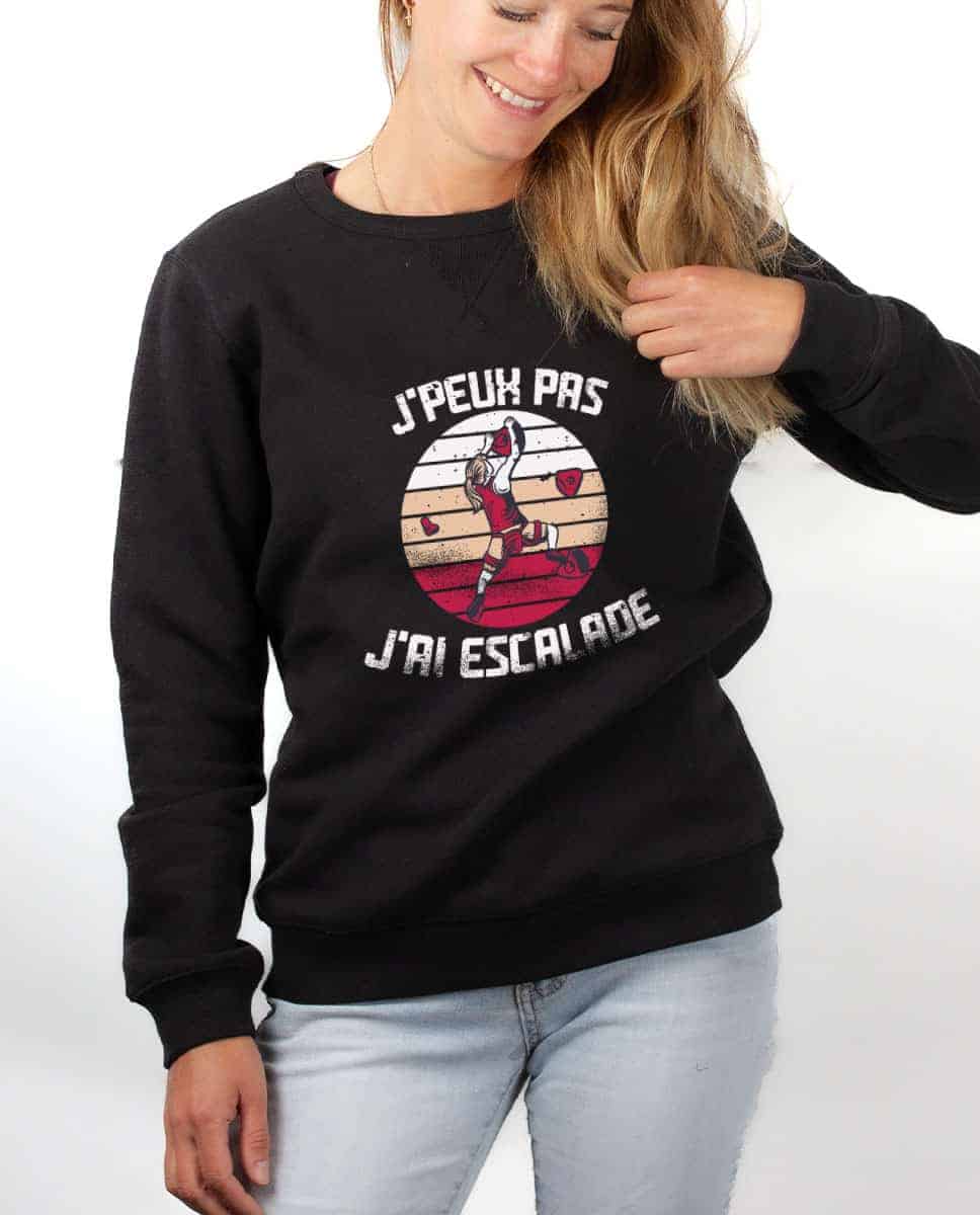 PULL FEMME : J'PEUX PAS J'AI ESCALADE – Image 10