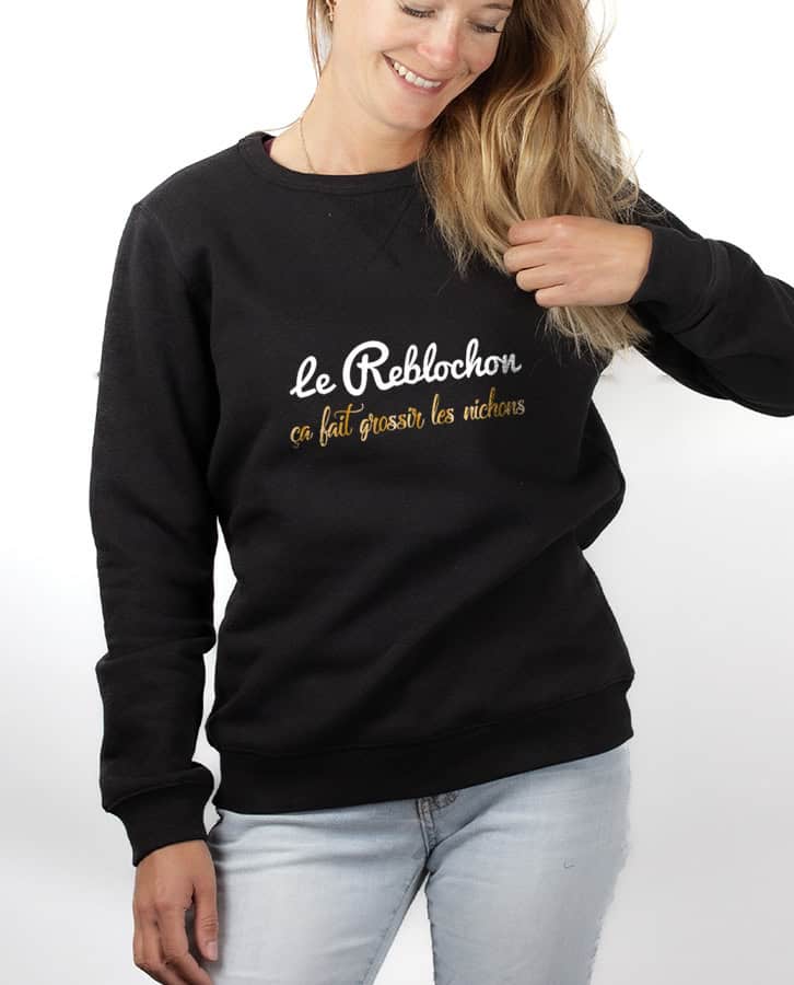 PULL FEMME : LE REBLOCHON ÇA FAIT GROSSIR LES NICHONS – Image 9